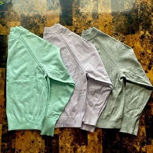 3 a new day Fine Gauge Crewneck Sweaters